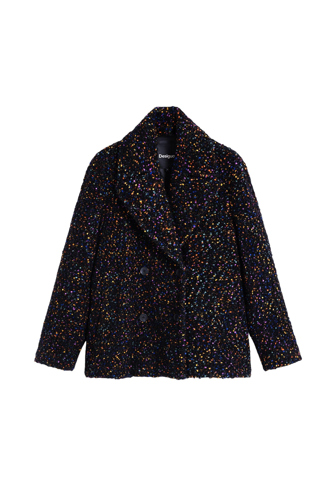 Manteau Desigual couleur noir — vue 3