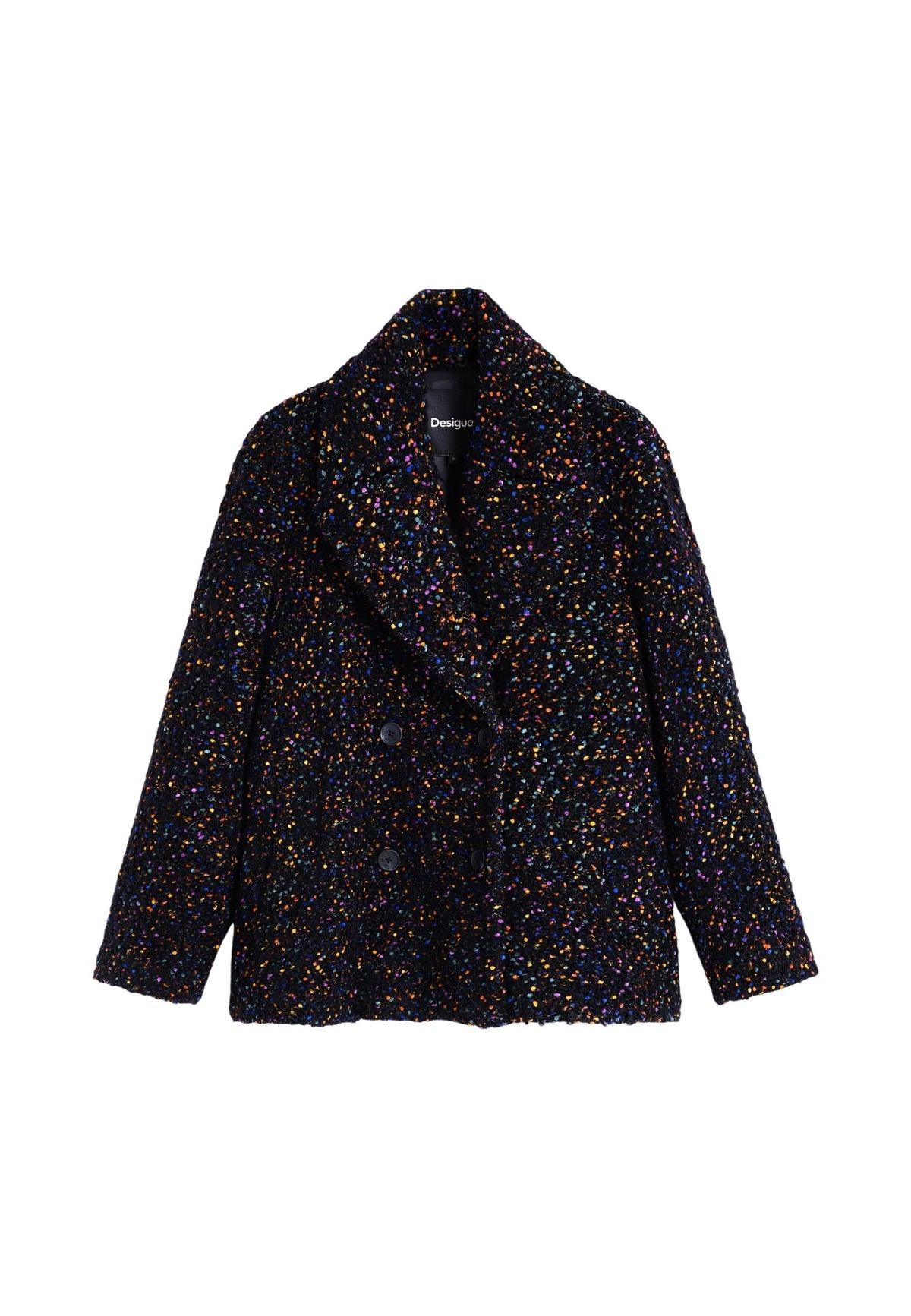 Manteau Desigual couleur noir — vue 3
