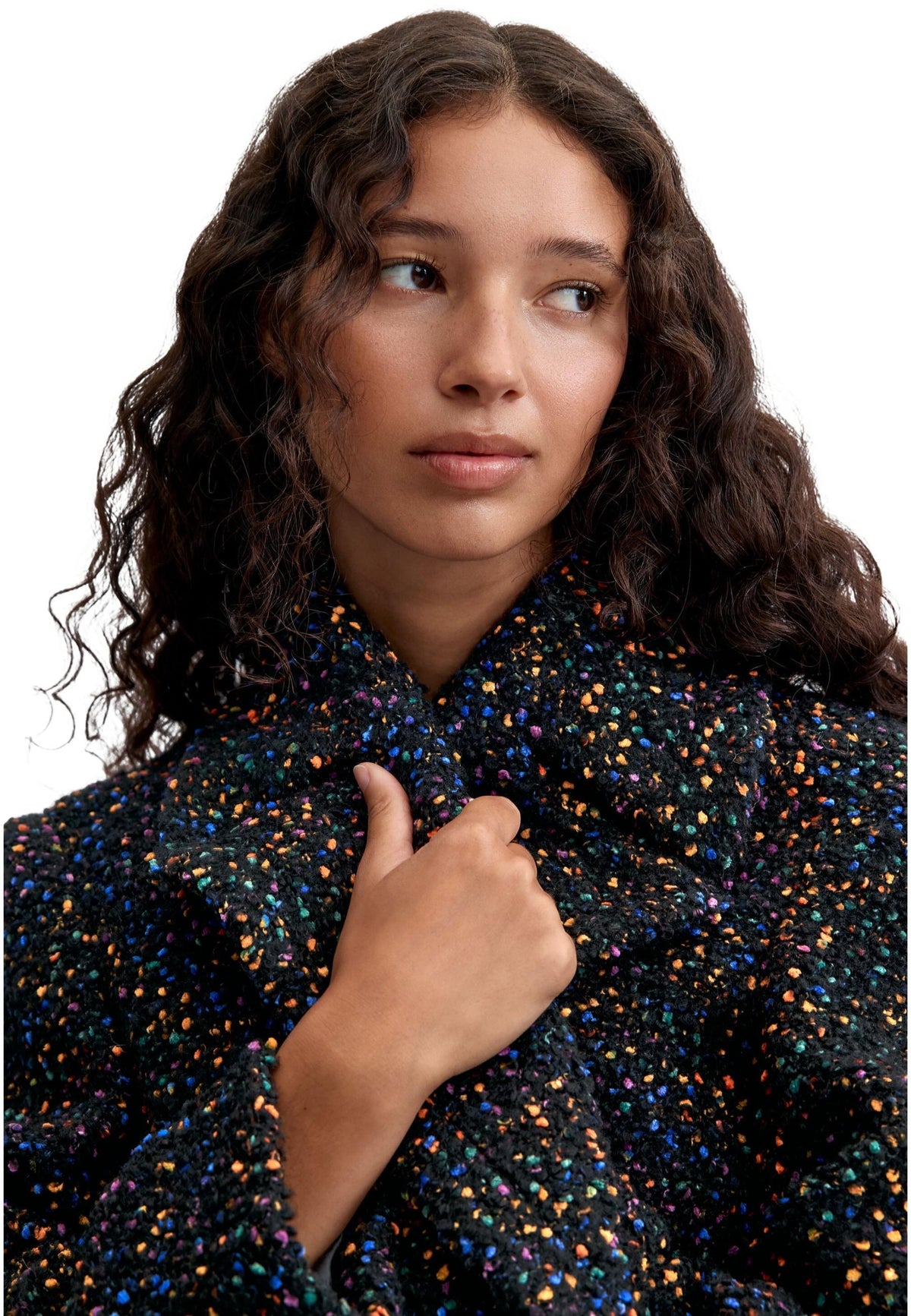 Manteau Desigual couleur noir — vue 4