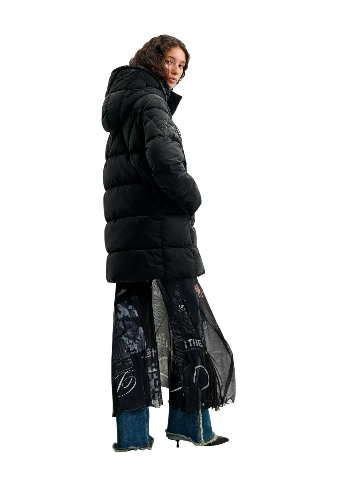 Veste Desigual couleur noir — vue 4