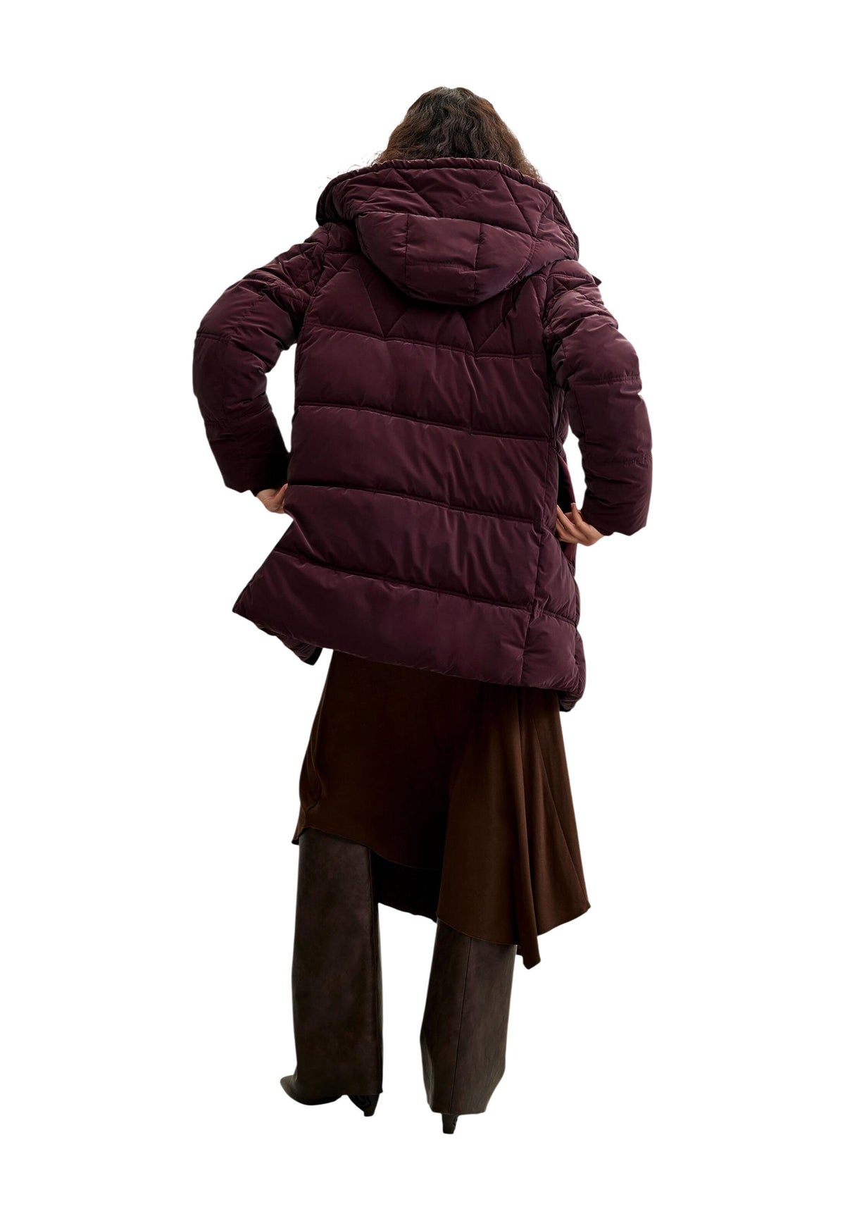 Veste Desigual couleur violet — vue 4