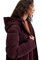 Veste Desigual couleur violet — vue 3