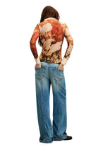 Chemise Desigual couleur beige — vue 4