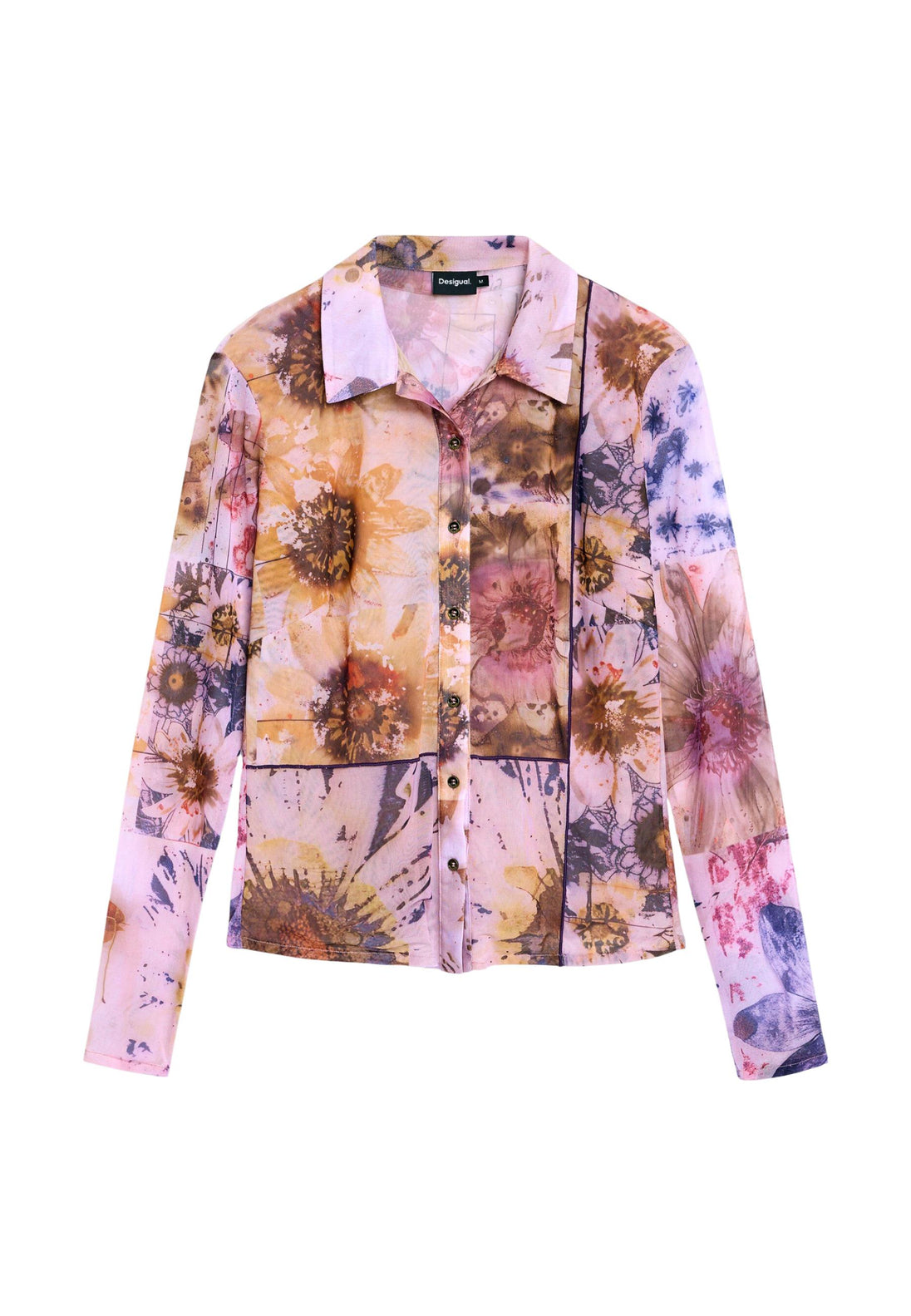 Chemise Desigual couleur rose — vue 5