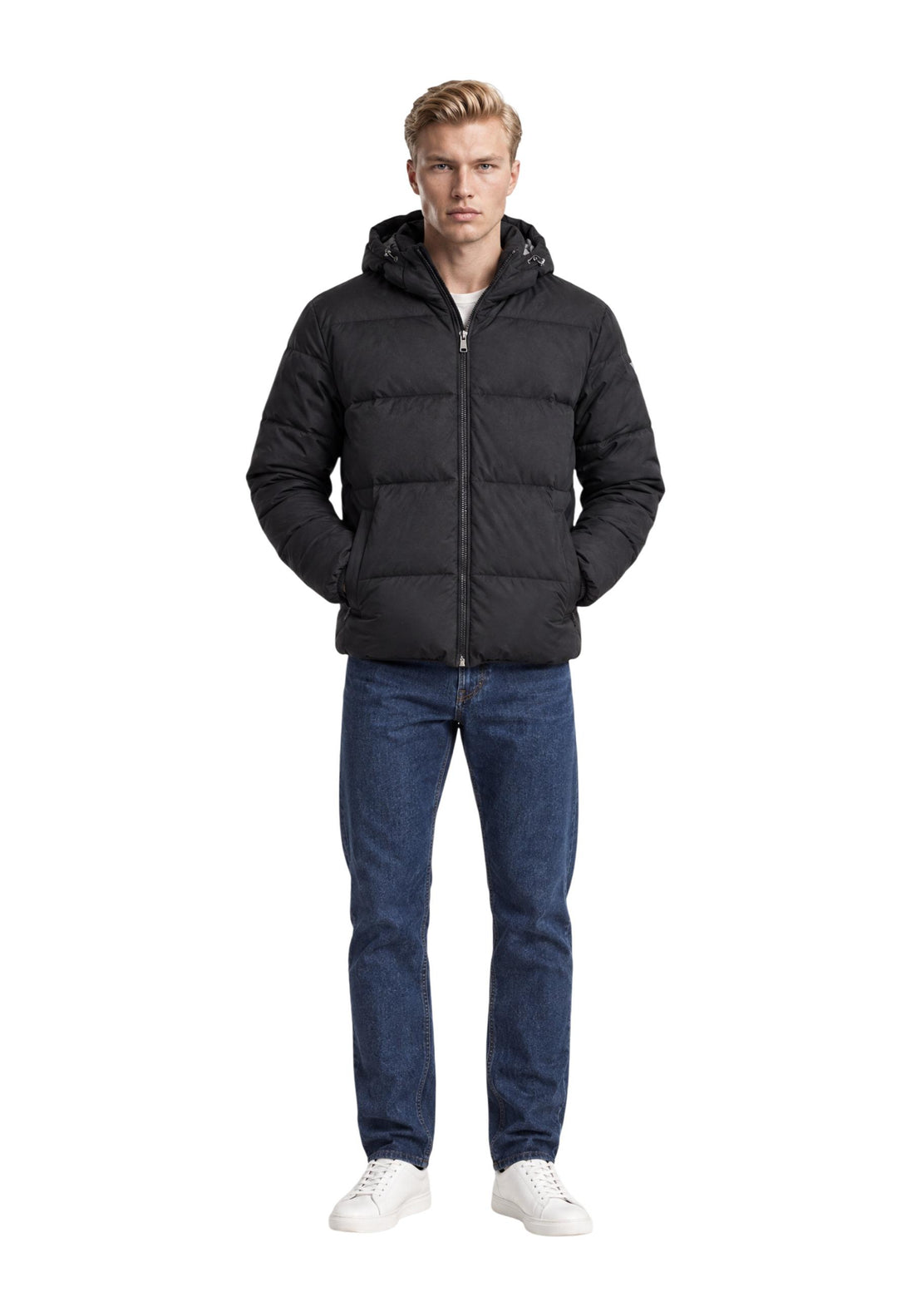 Veste Guess couleur noir — vue 4