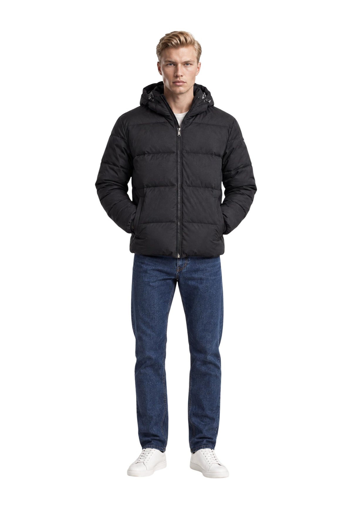 Veste Guess couleur noir — vue 4