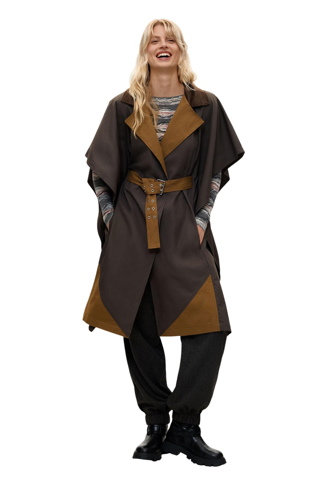 Veste Desigual couleur marron — vue 2