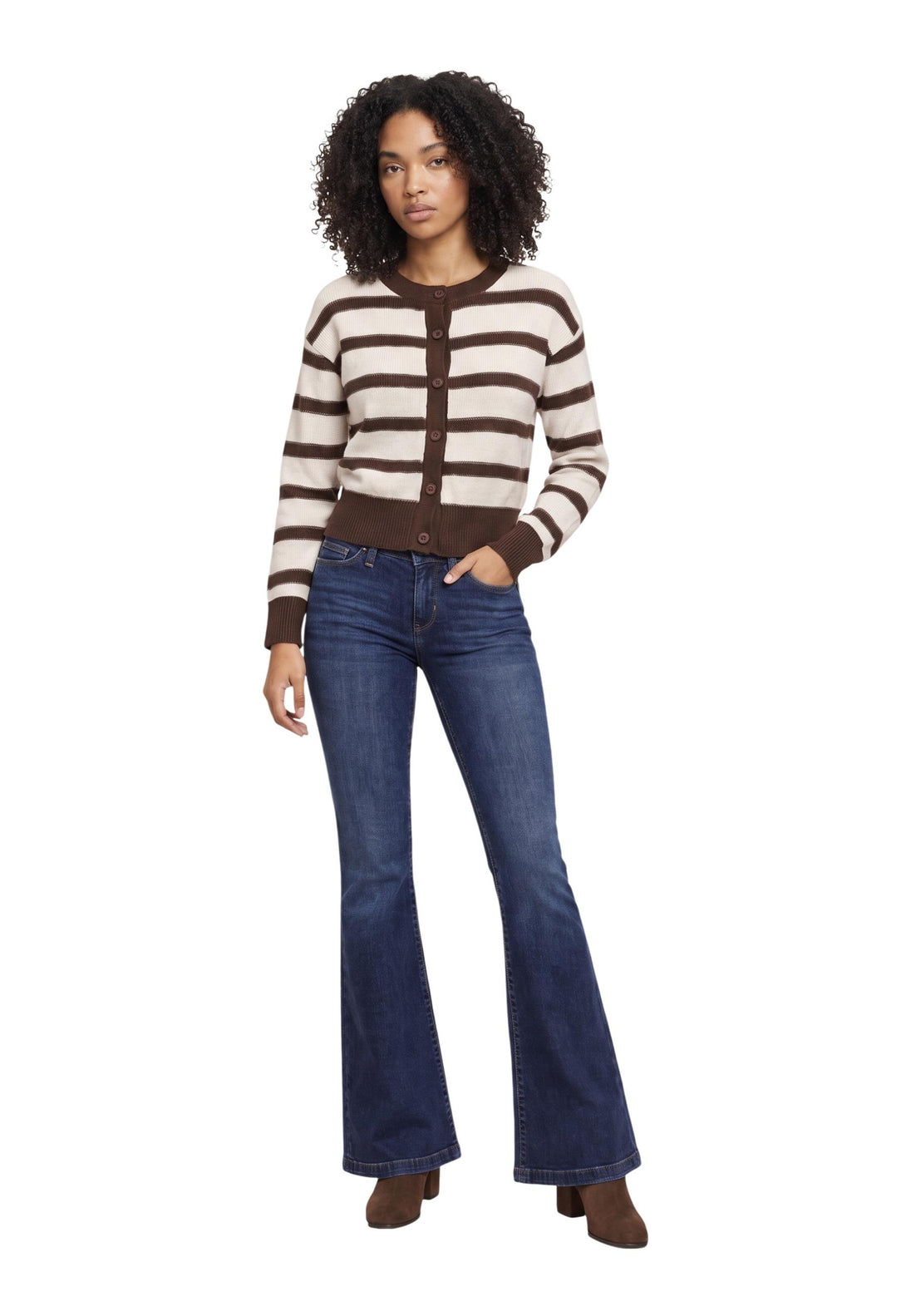 Cardigan Choral couleur marron — vue 5