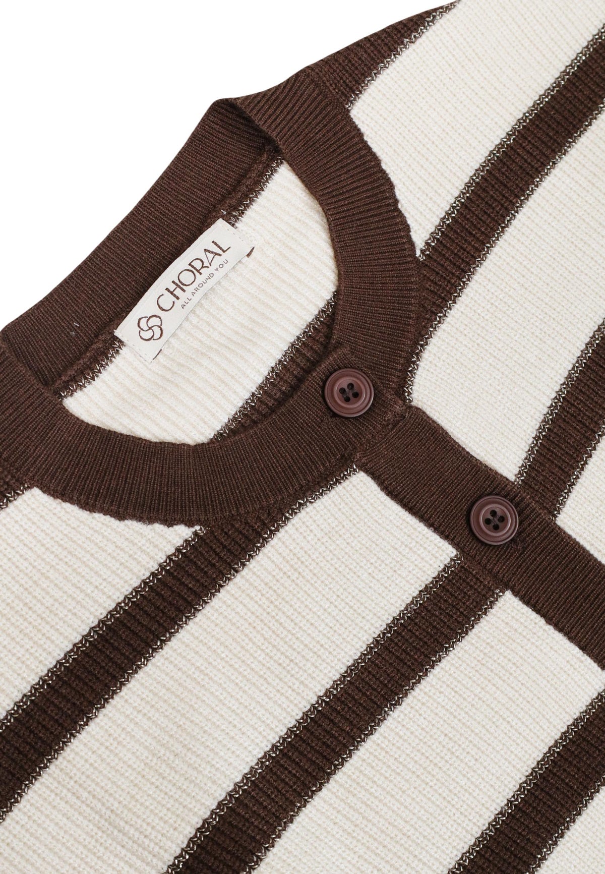Cardigan Choral couleur marron — vue 4