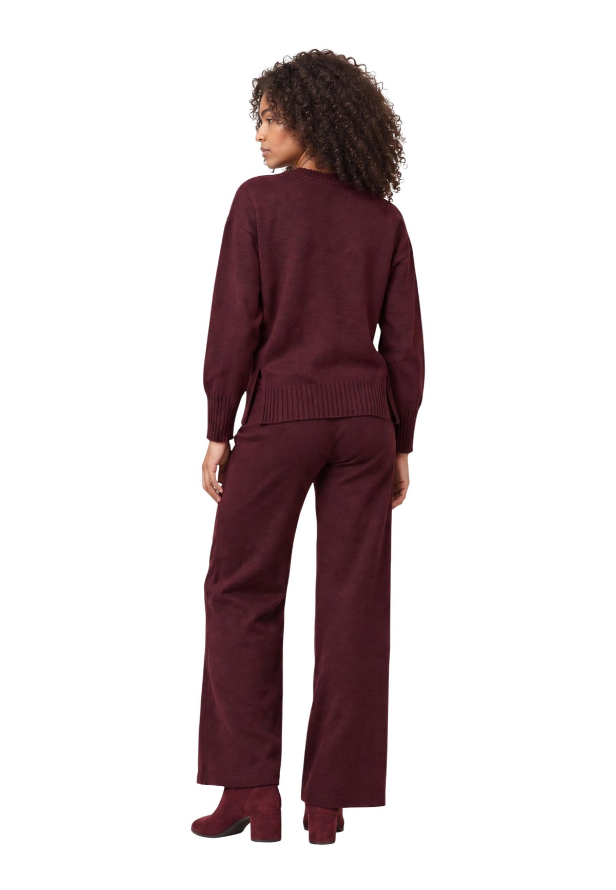 Pantalon Choral couleur bordeaux — vue 3