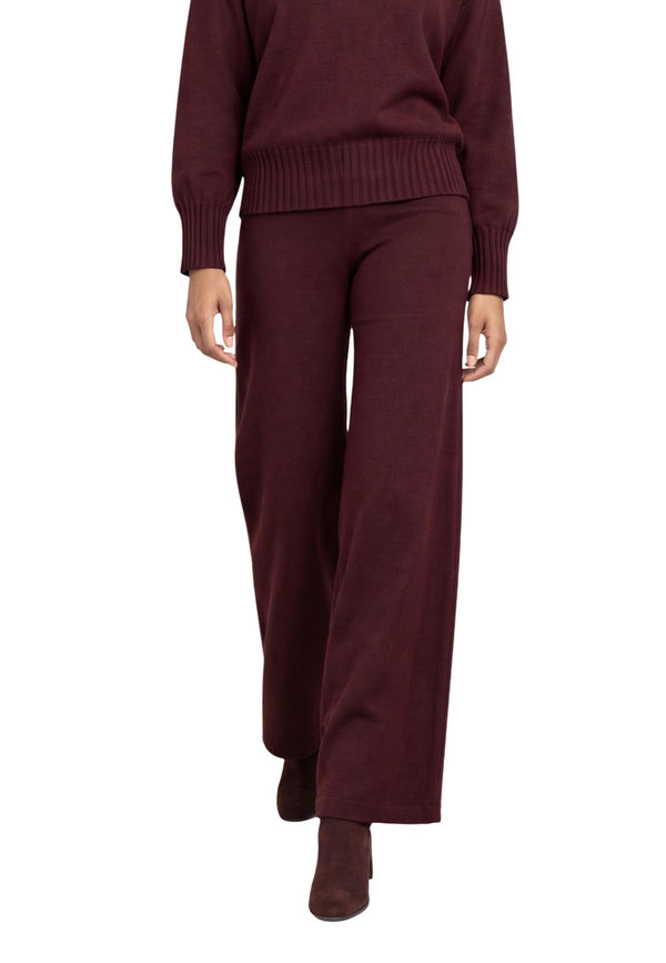 Pantalon Choral couleur bordeaux