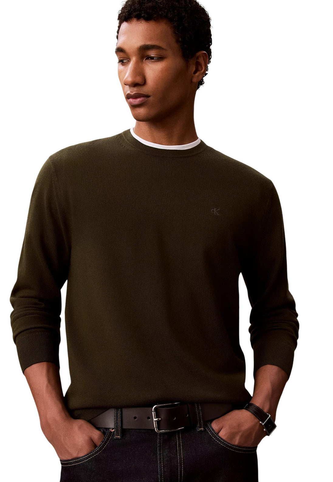 Pull Calvin Klein couleur vert