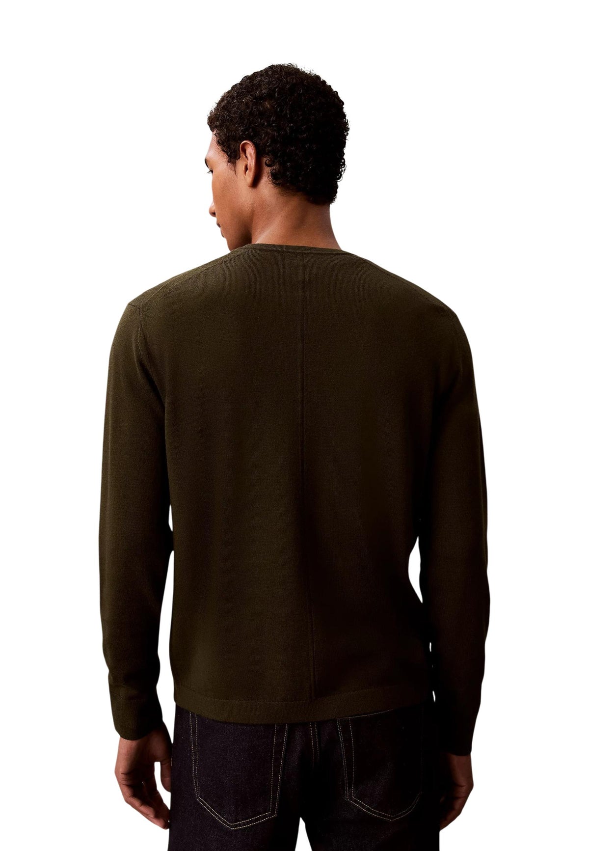 Pull Calvin Klein couleur vert — vue 5