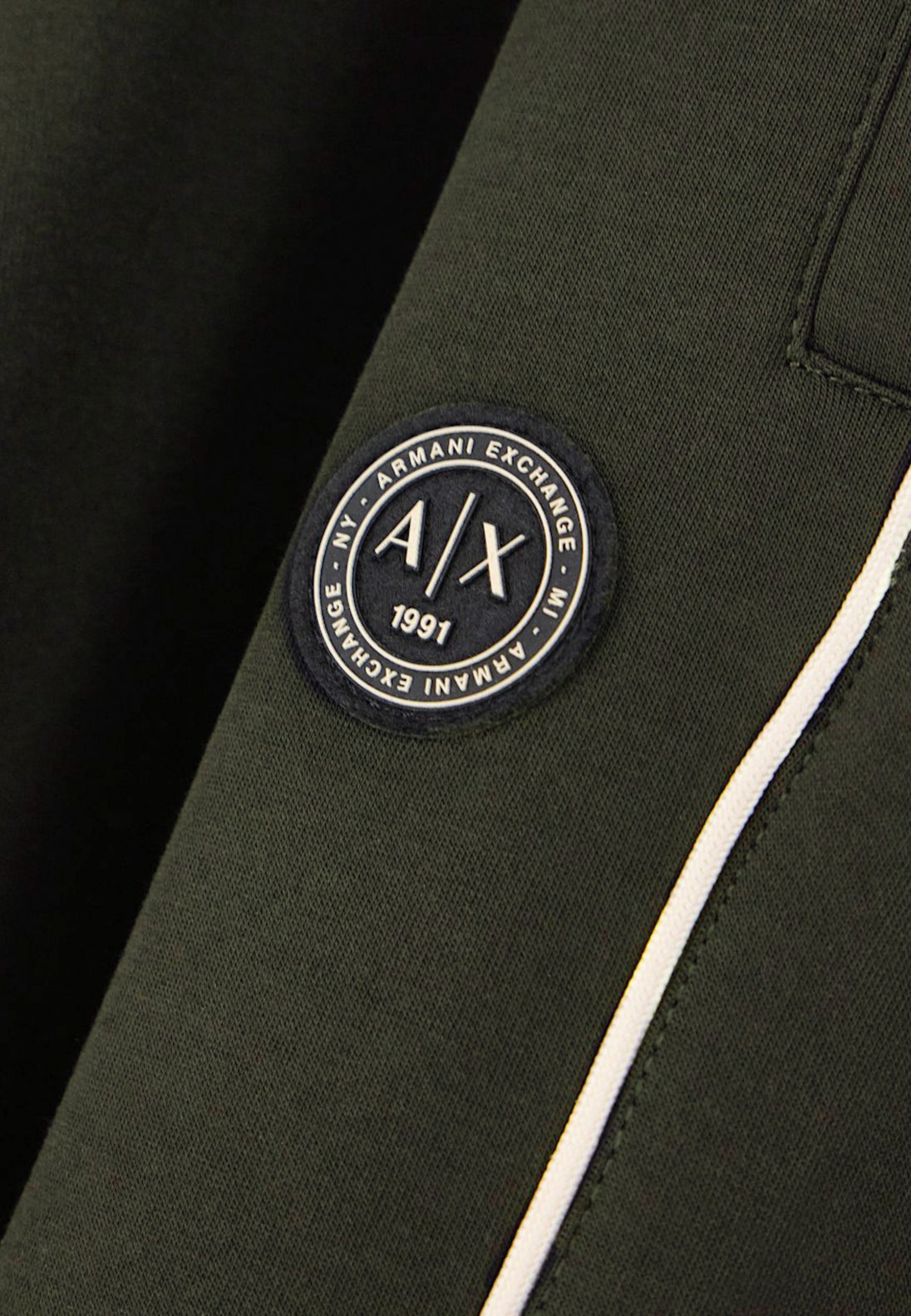 Pantalon Armani Exchange couleur vert — vue 4