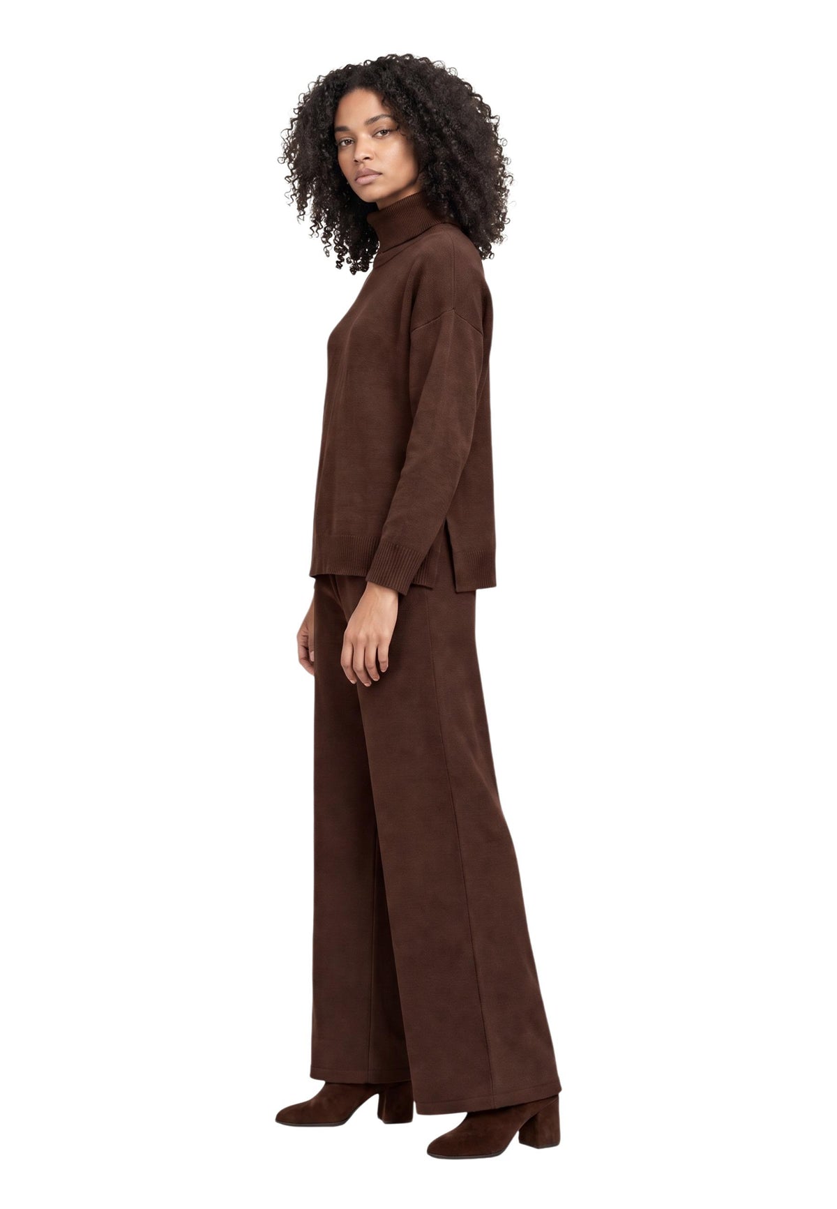 Pull Choral couleur marron — vue 3