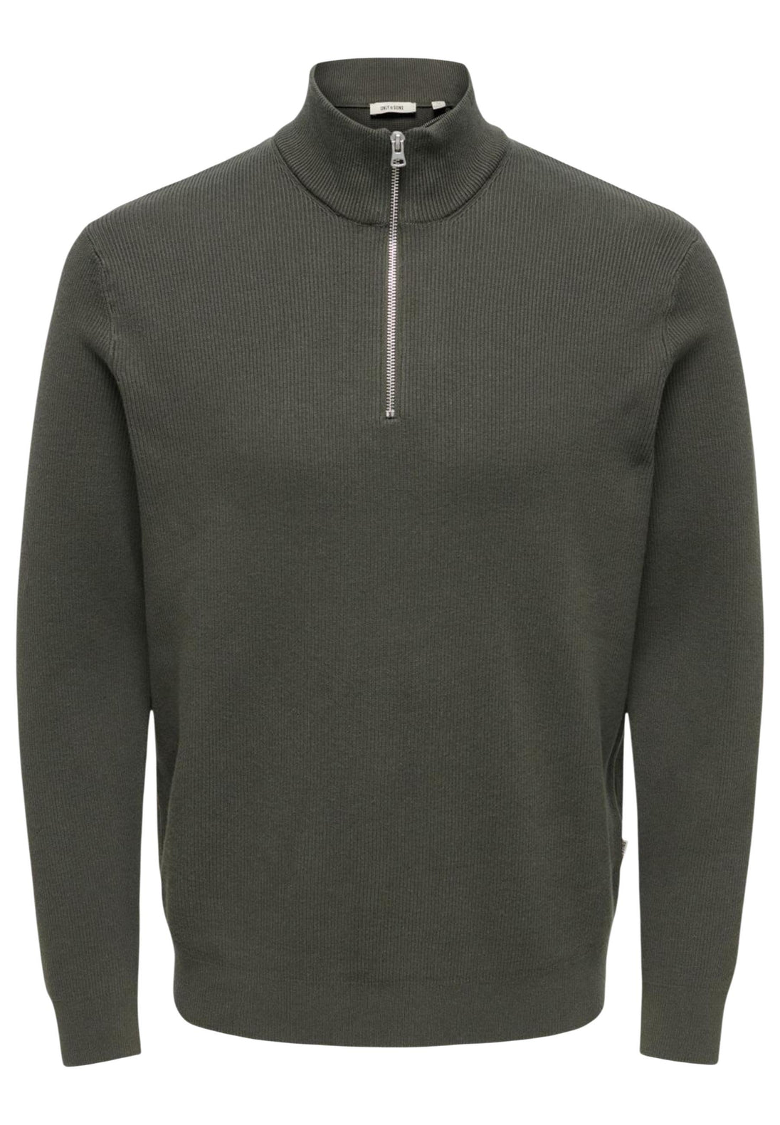 Pull Only & Sons couleur vert — vue 4