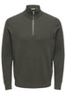 Pull Only & Sons couleur vert — vue 4
