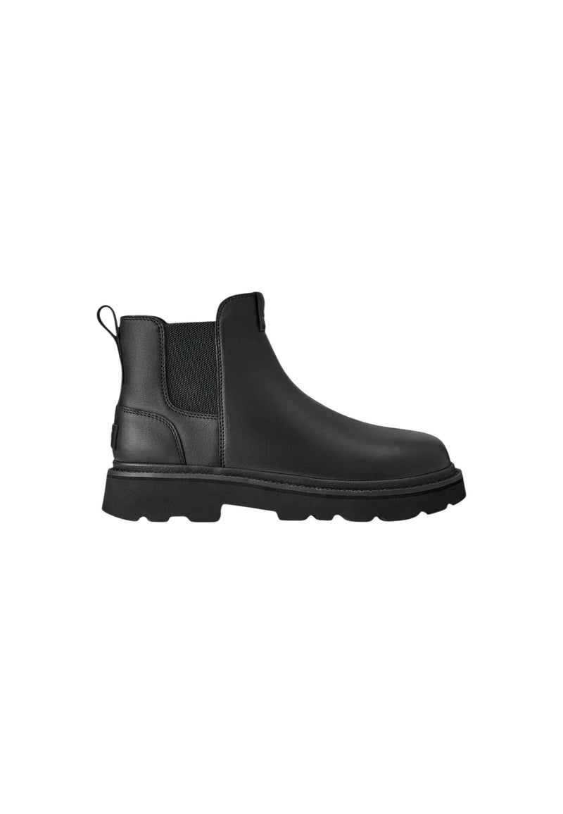 Bottes Ugg M Chelsea Lug Leather noir homme