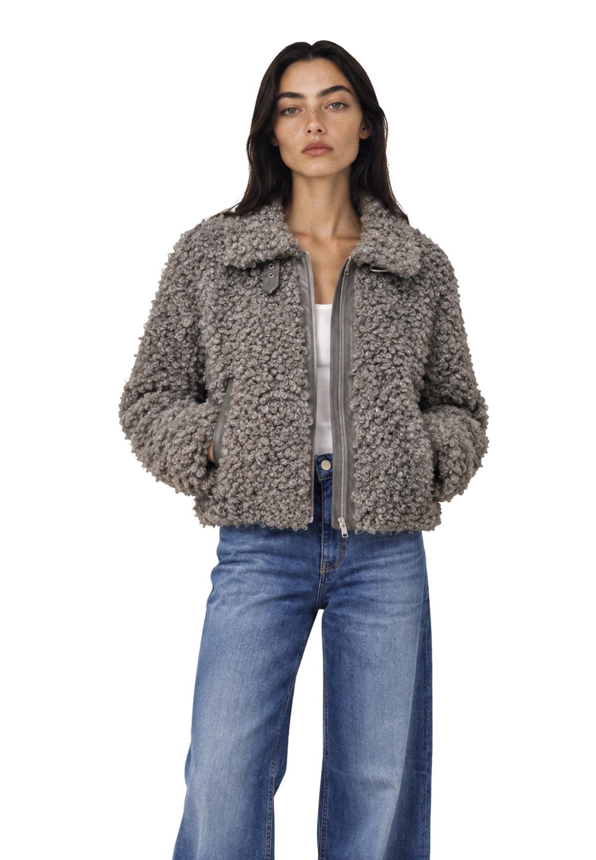 Veste Only couleur gris