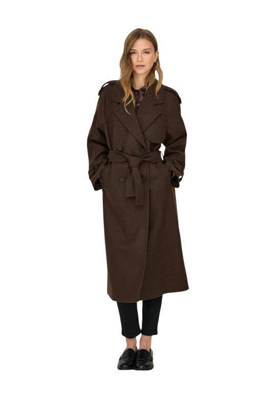 Manteau Only couleur marron