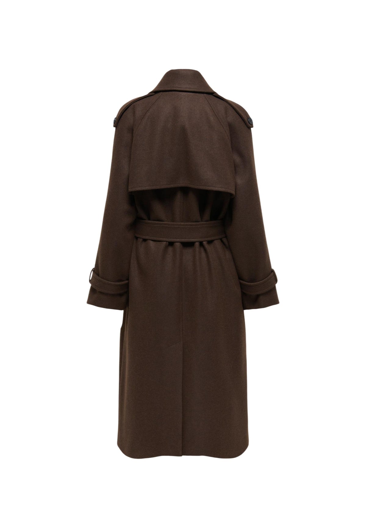 Manteau Only couleur marron — vue 4