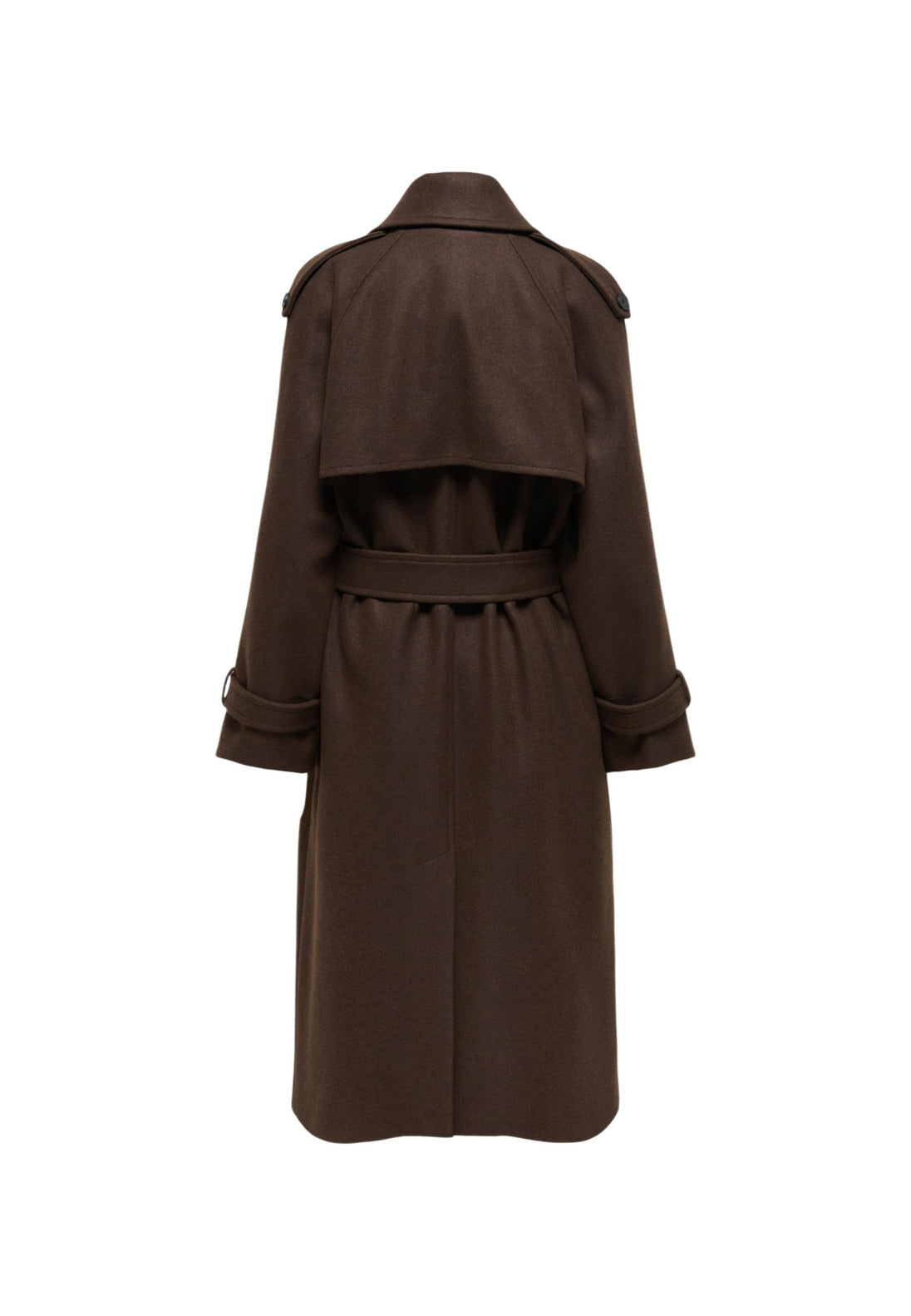 Manteau Only couleur marron — vue 4