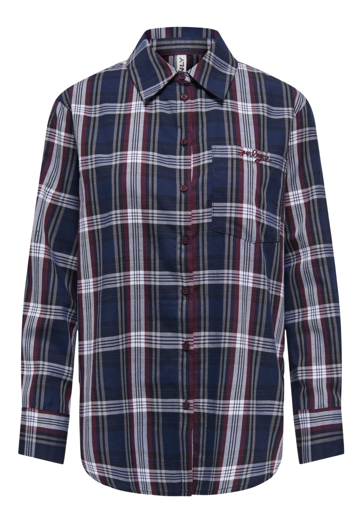 Chemise Only couleur bleu — vue 5