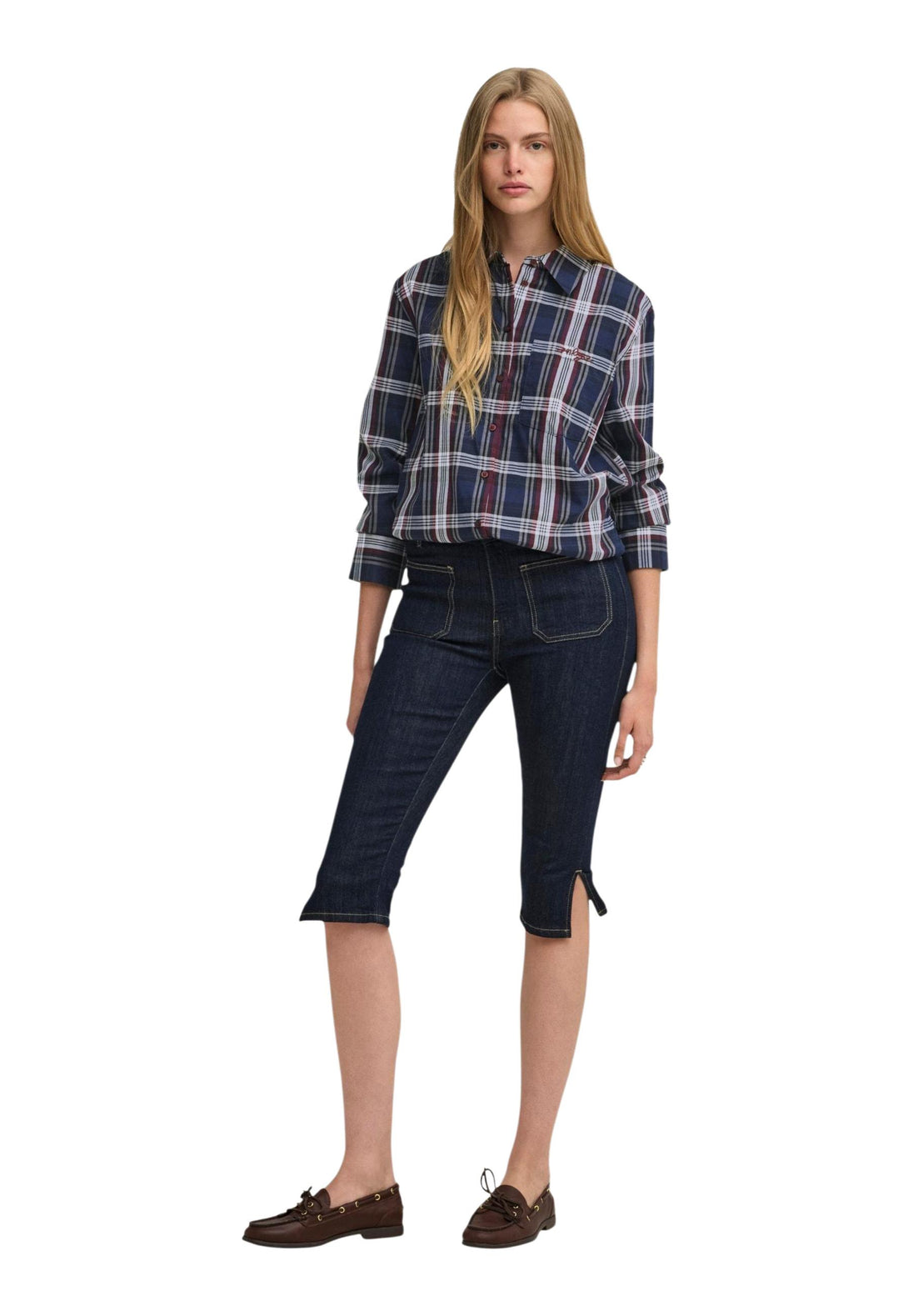 Chemise Only couleur bleu — vue 4