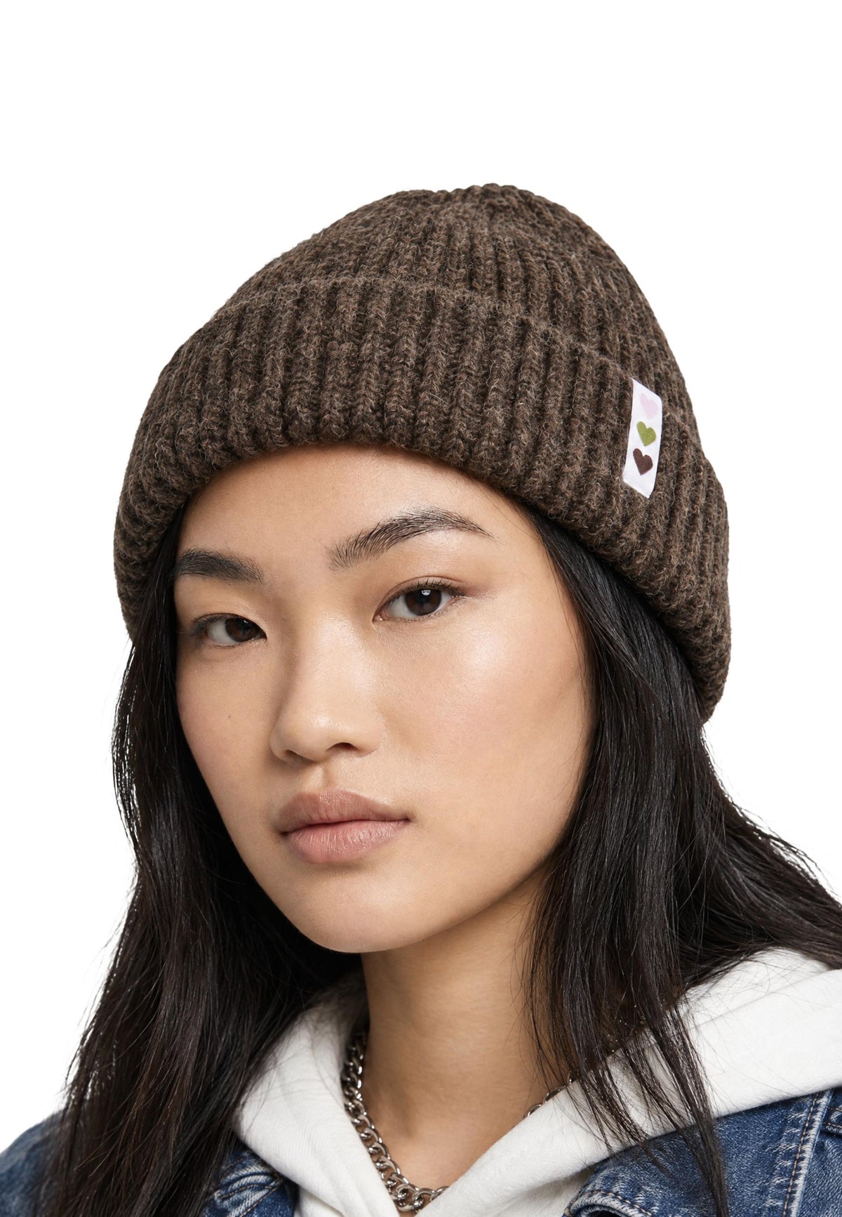 Chapeau Pieces couleur marron — vue 4
