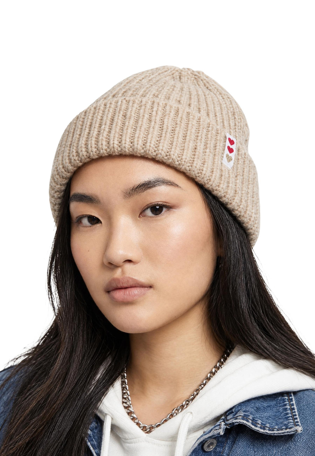 Chapeau Pieces couleur beige — vue 4