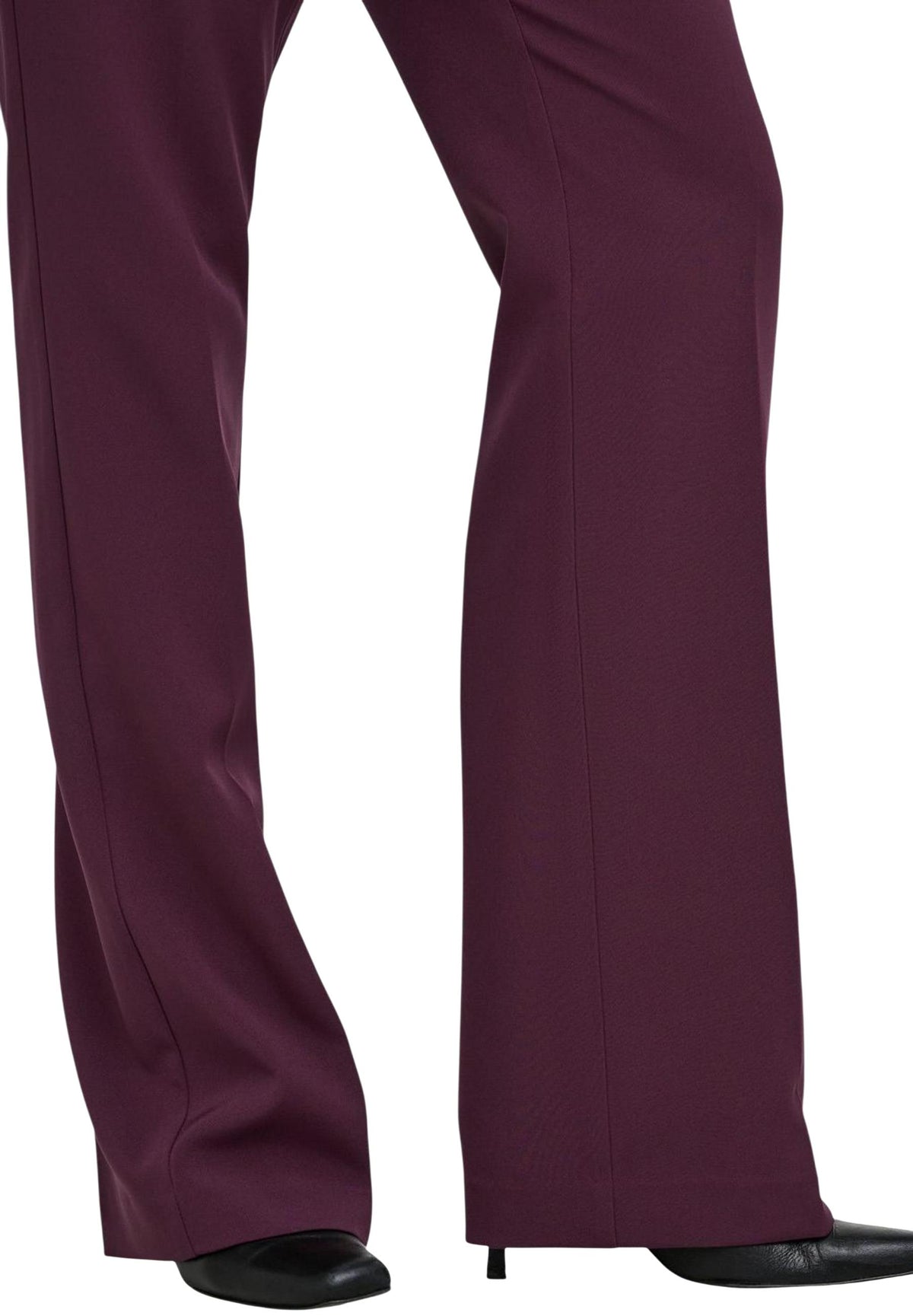 Pantalon Only couleur bordeaux — vue 4