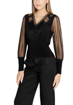 Blouse Morgan De Toi couleur noir — vue 3