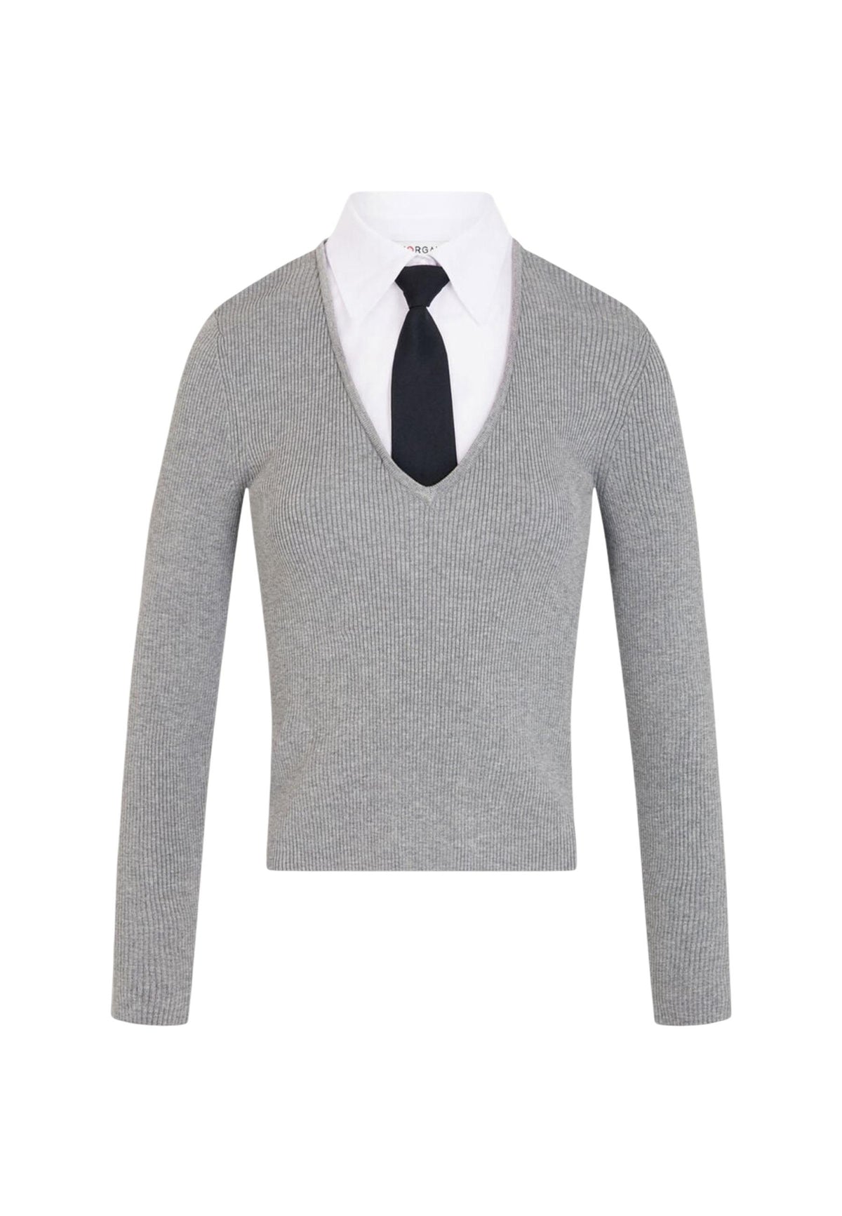 Pull Morgan De Toi couleur gris — vue 2