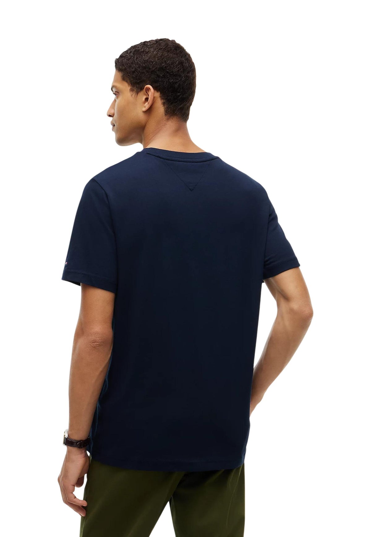 T-shirt Tommy Hilfiger couleur bleu — vue 4