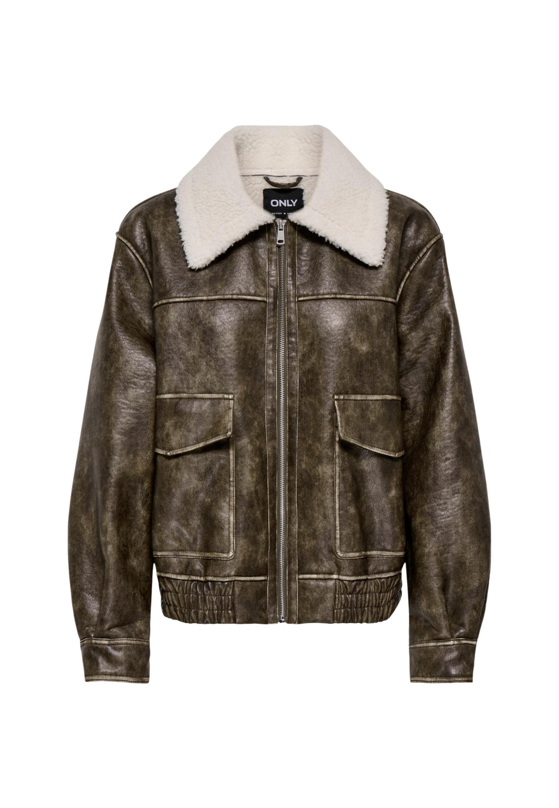 Veste Only couleur marron — vue 3