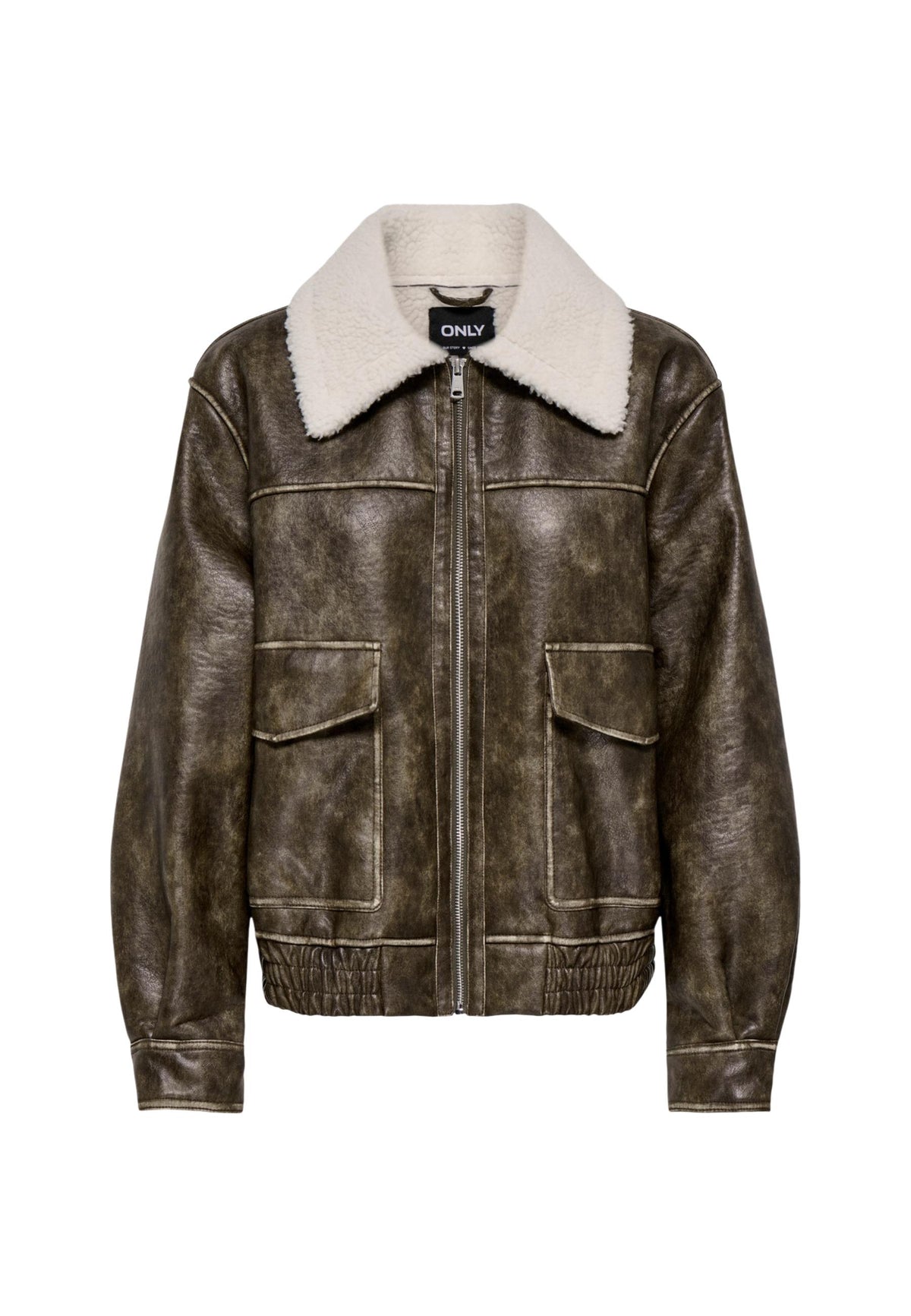 Veste Only couleur marron — vue 3