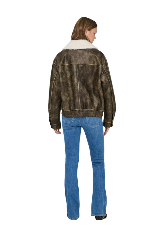 Veste Only couleur marron — vue 2