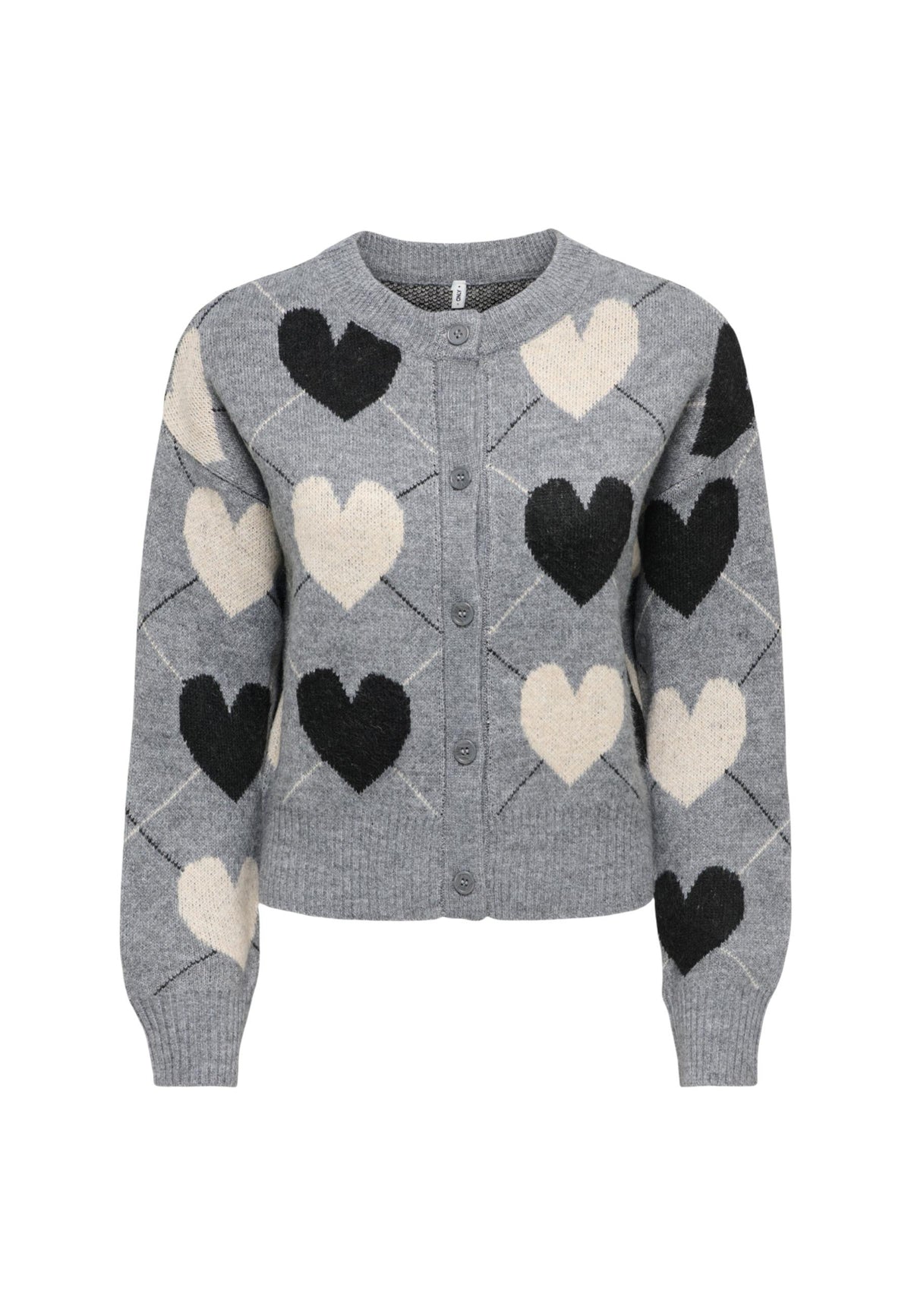 Cardigan Only couleur gris — vue 5