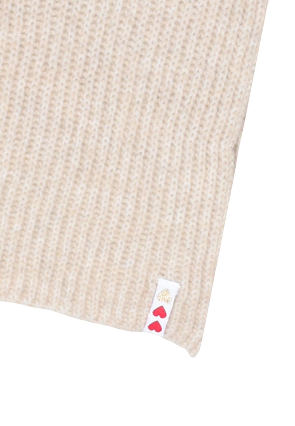 Écharpe Pieces couleur beige — vue 4