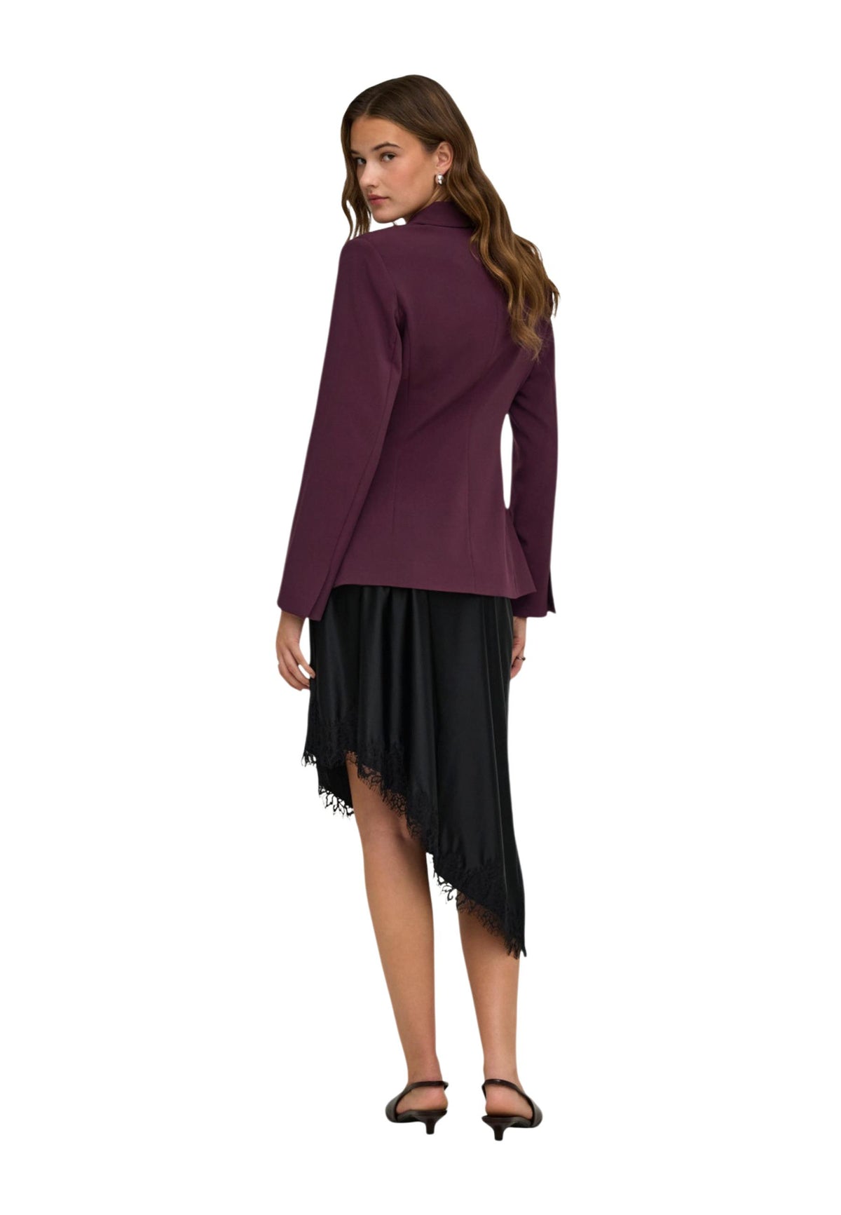 Veste Only couleur violet — vue 2