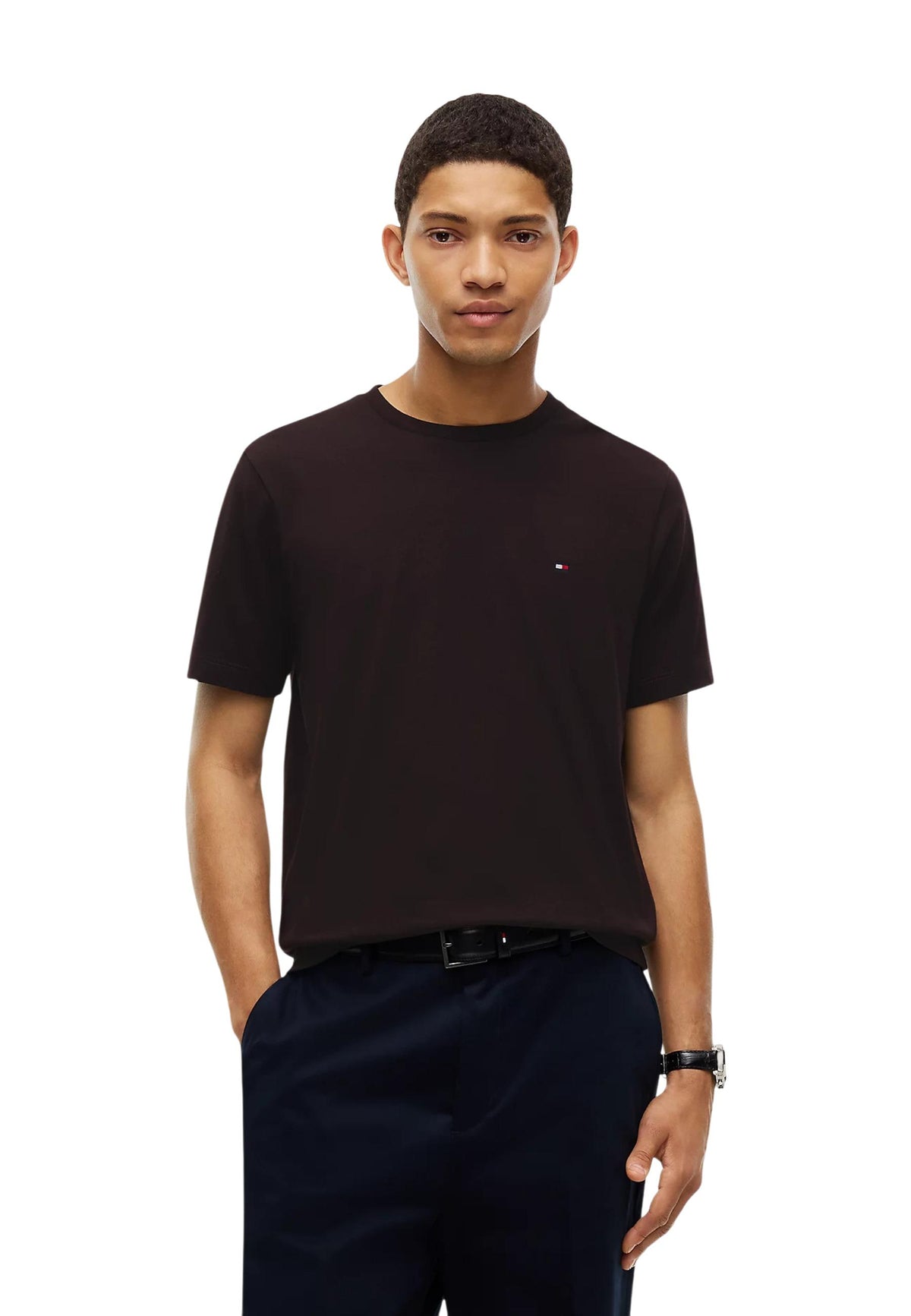 T-shirt Tommy Hilfiger couleur marron