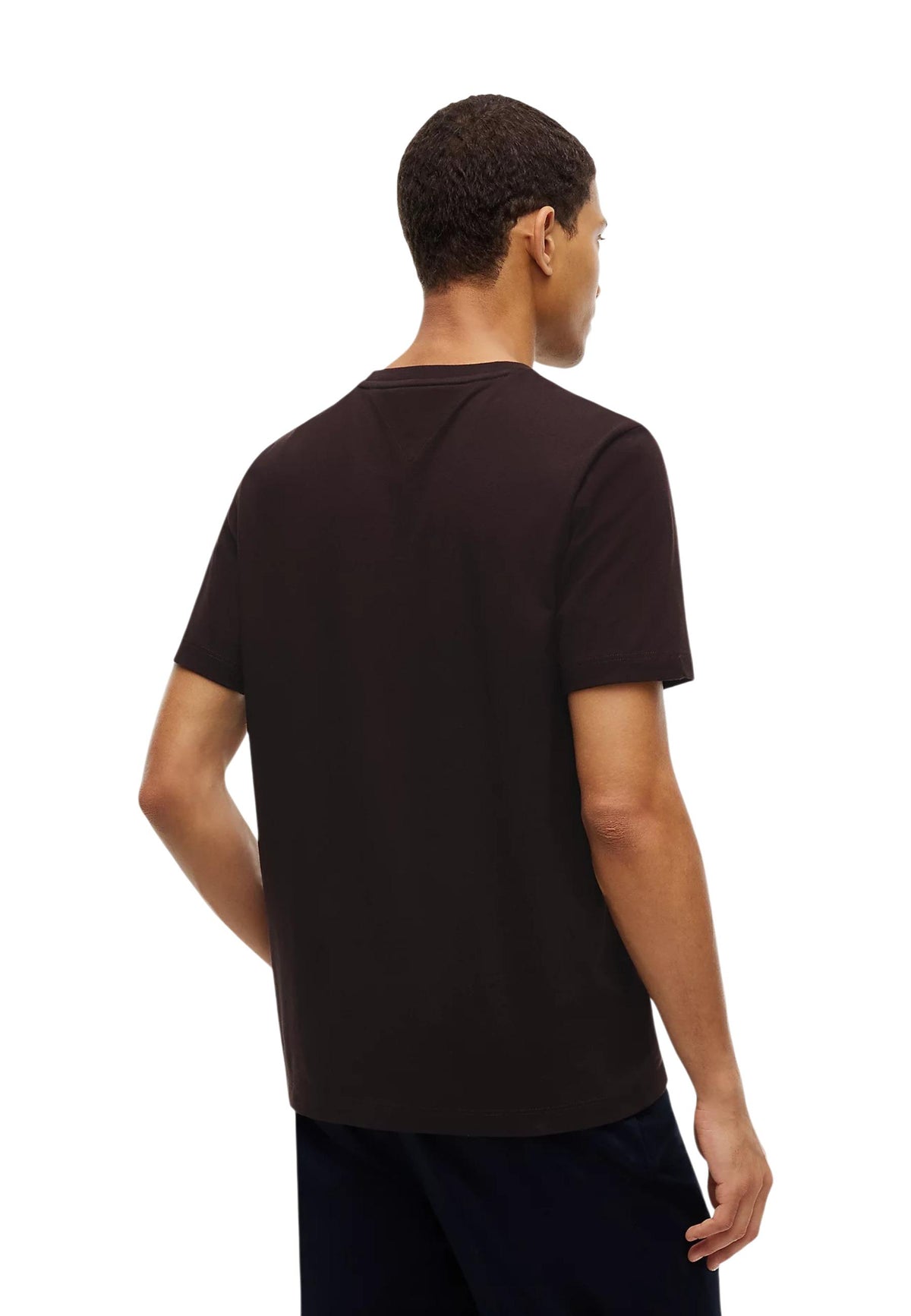 T-shirt Tommy Hilfiger couleur marron — vue 4
