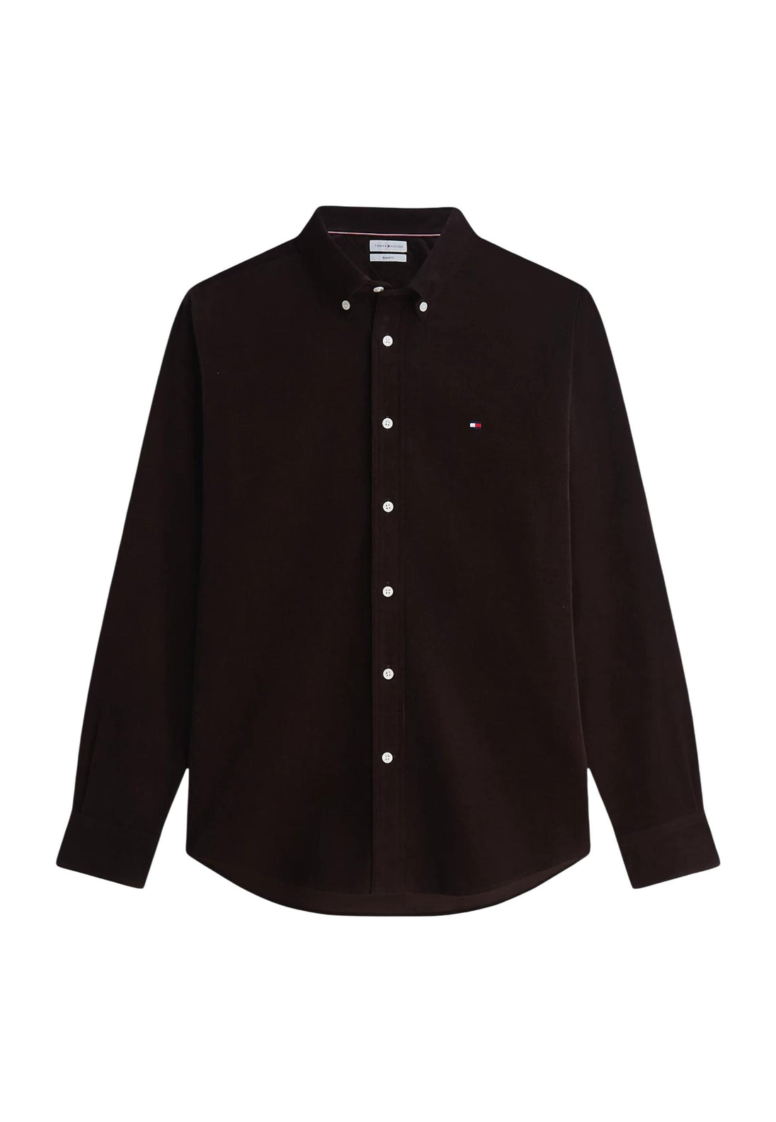 Chemise Tommy Hilfiger couleur marron — vue 5