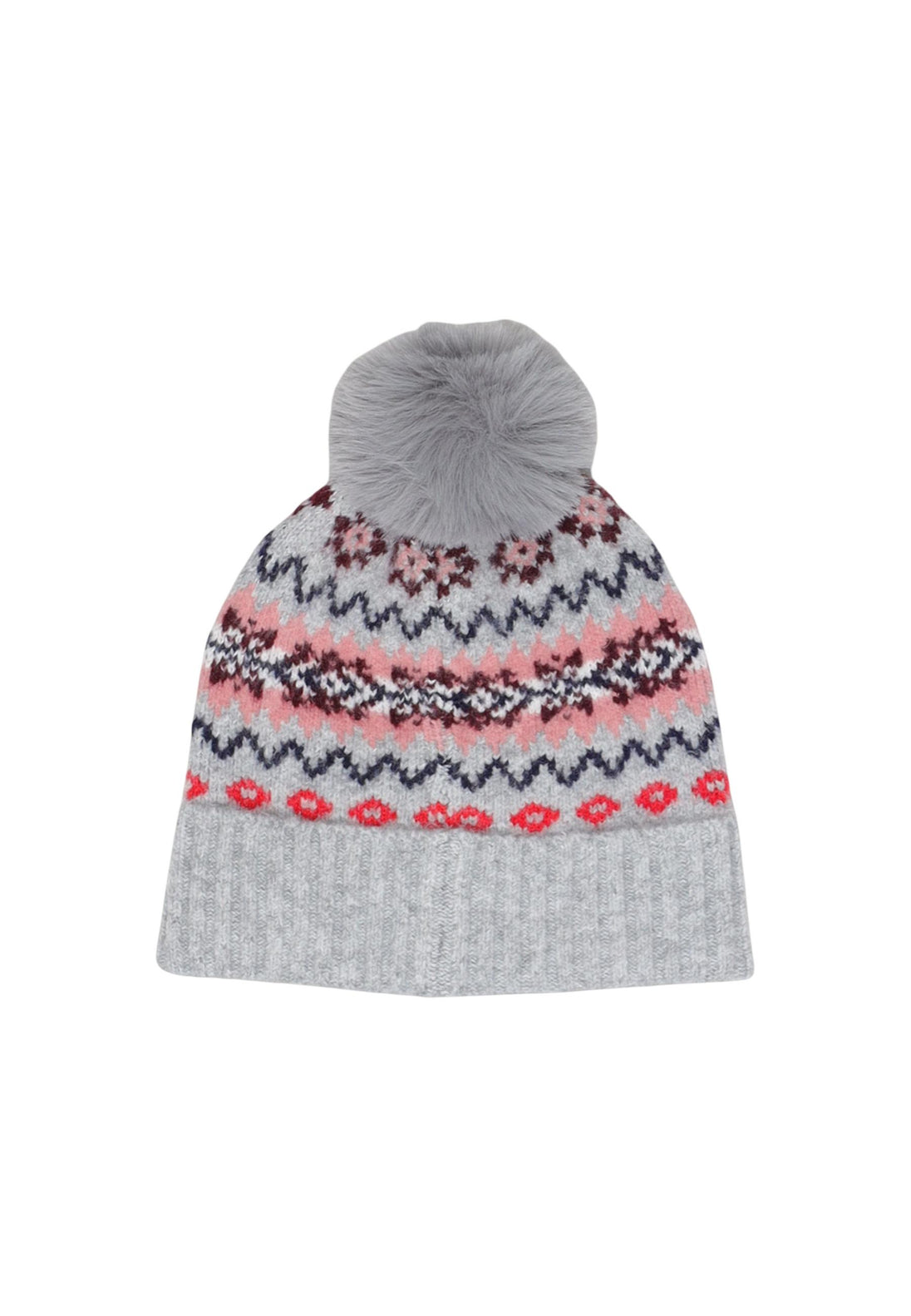 Chapeau Pieces couleur gris — vue 3