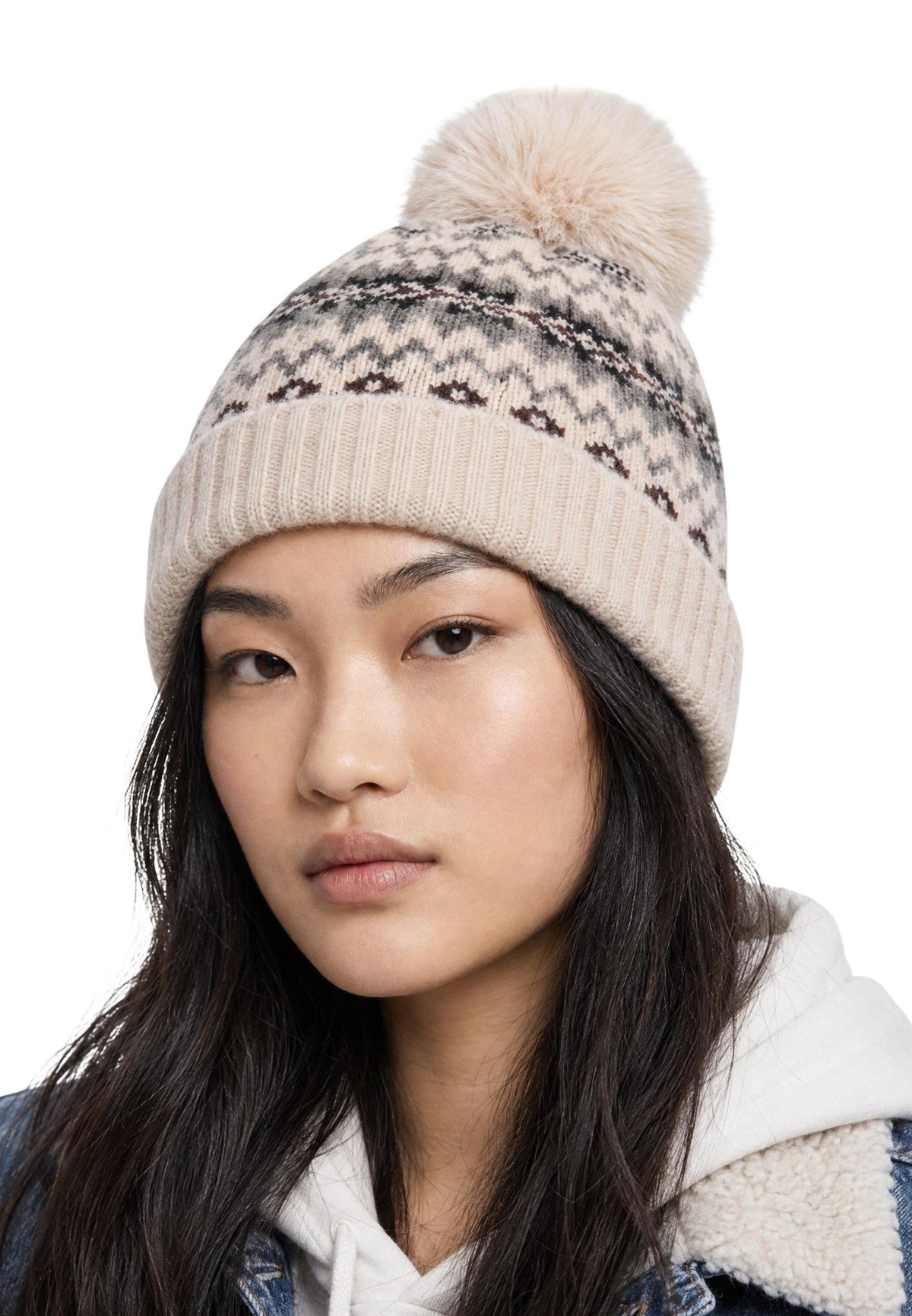 Chapeau Pieces couleur beige — vue 4