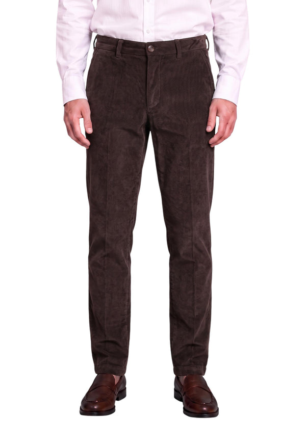 Pantalon Borghese couleur marron
