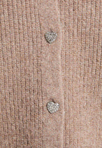 Cardigan Morgan De Toi couleur beige — vue 4