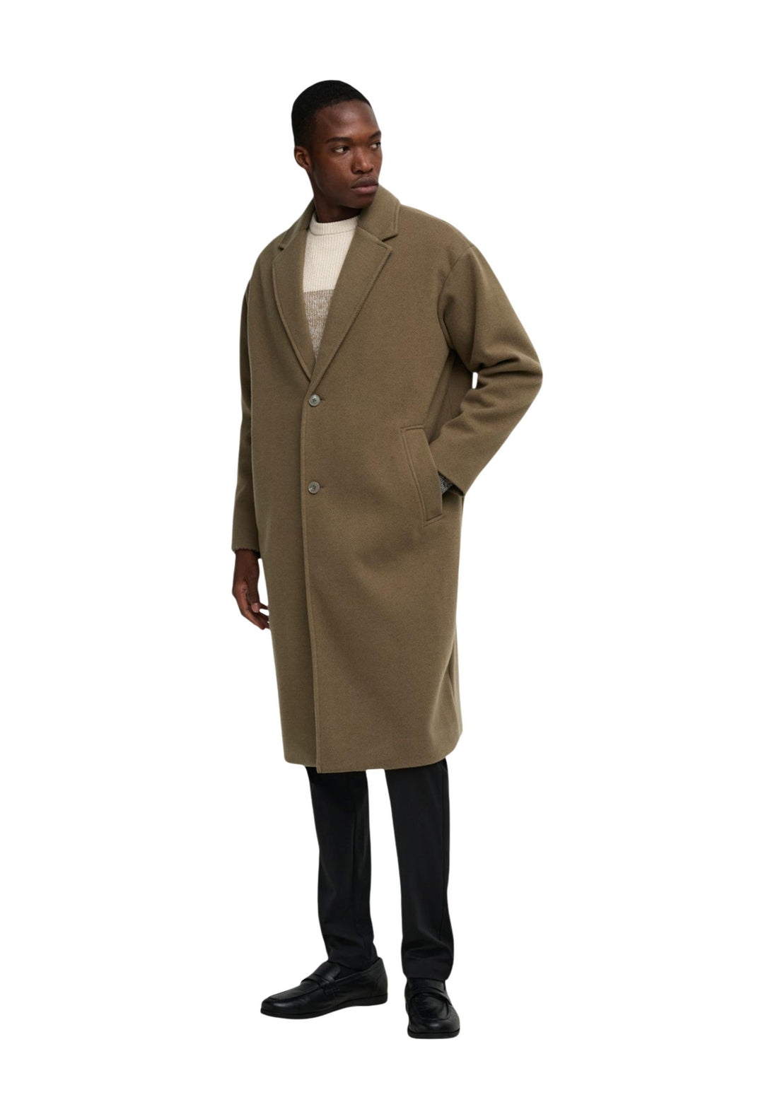 Manteau Only & Sons couleur marron — vue 5