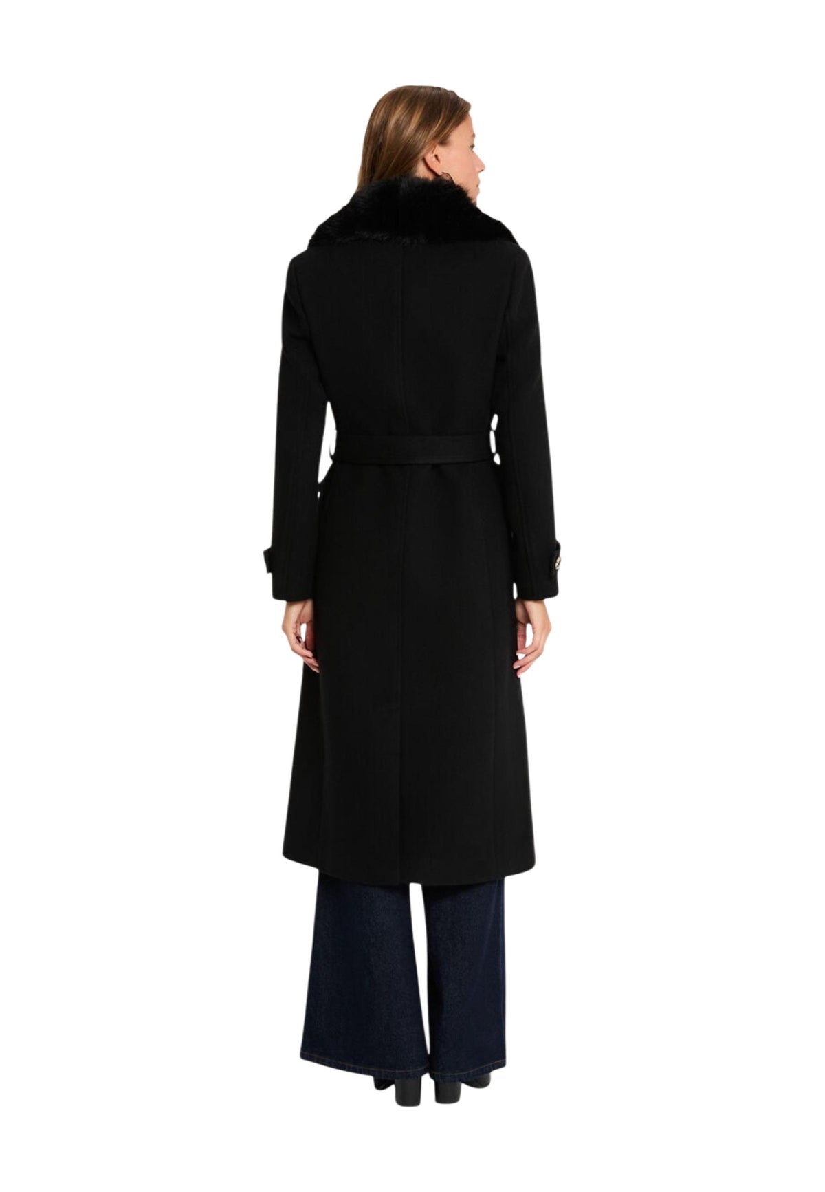 Manteau Morgan De Toi couleur noir — vue 3