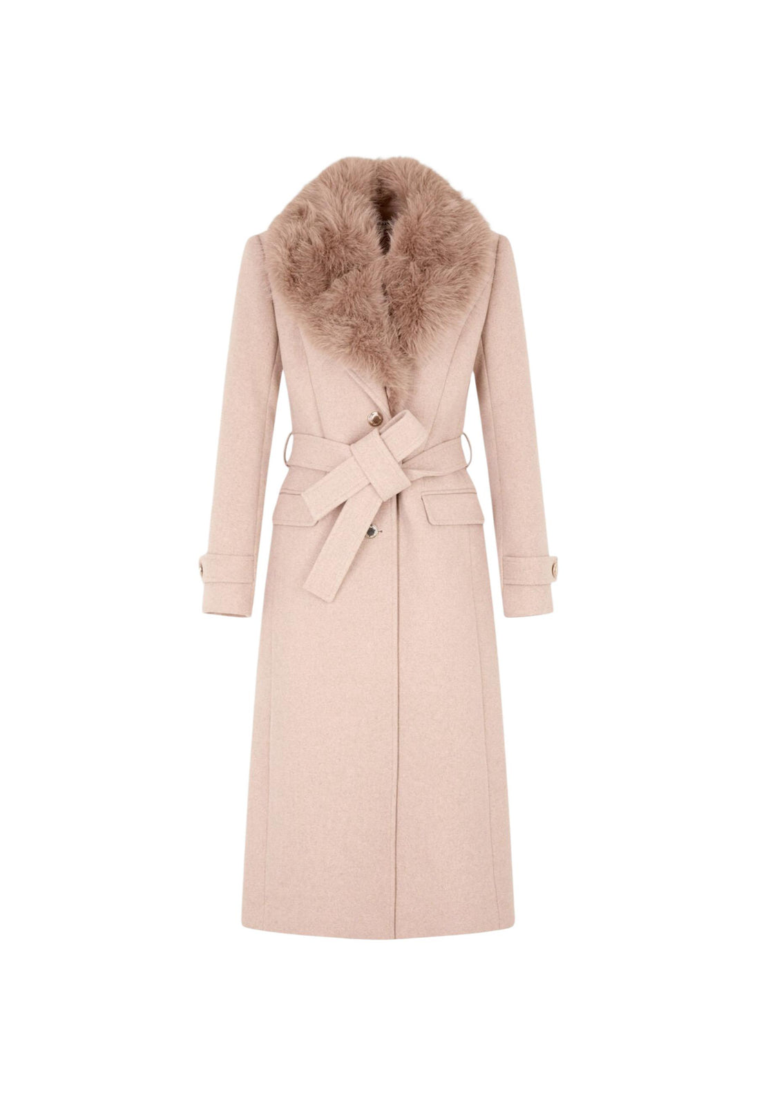 Manteau Morgan De Toi couleur beige — vue 2